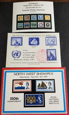 U.K.- Little but nice lot of 3 Souvenir Sheets +Sussex Cafe & Car Park Card/Map