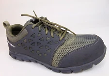 Reebok Safety Toe Work Sneakers Men's Size 8.0 WIDE, Fusion Flexweave Athletic