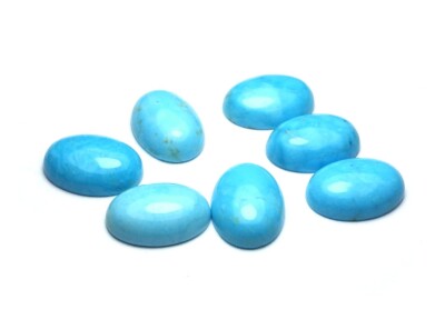 SLEEPING BEAUTY TURQUOISE Blue 10x14mm Oval Cabochon AAA NATURAL /c5