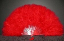 Zucker Feather - Marabou Fan - Red