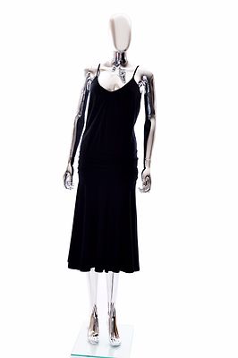 ella moss jersey dress Black Knit Stretchy Womens Designer Pima Cotton Wedding Dresses on Line