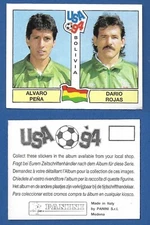PANINI FOOTBALLERS FIGURINE USA 94 - NEW/NEW - N.233 PENALTY/.. - BOLIVIA