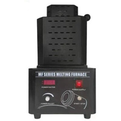 1600   Medium Frequency Gold Melting Furnace Copper Aluminum Silver Smelting