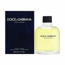 Dolce & Gabbana Pour Homme Eau De Toilette Spray for Men 6.7 Oz