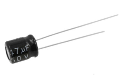 100pcs 50V 47UF 6x7mm 105c electrolytic capacitor