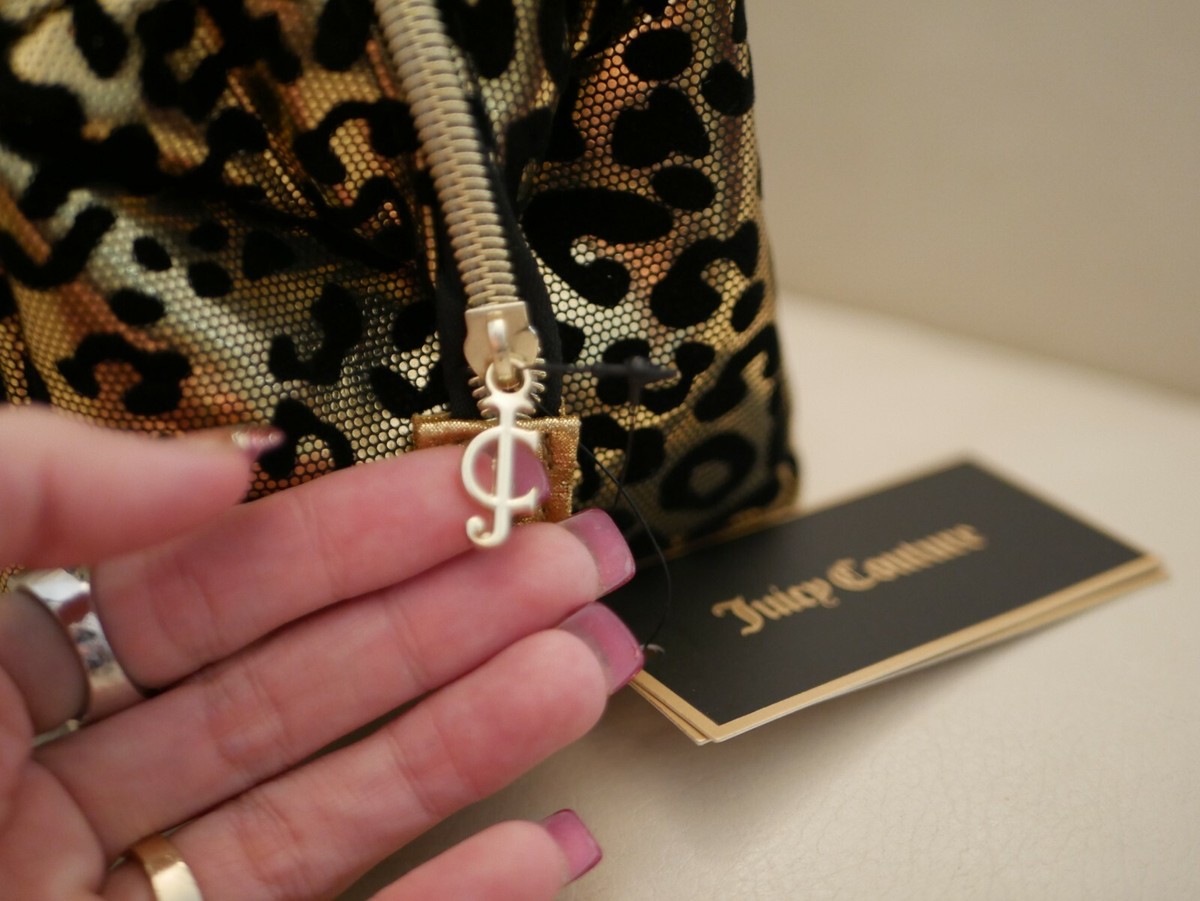 NEW WOMEN'S JUICY COUTURE MEDIUM COSMETIC TRAVEL WIRE FRAME CASE