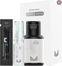 VSGO Camera Lens Cleaning Kit, Lens Cleaner Fluid, Dust-Free Cotton Swab and