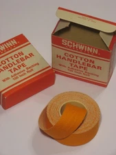 SCHWINN COTTON HANDLEBAR TAPE KOOL ORANGE CLOTH BAR Lot of 2 VELOX TRESSOSTAR