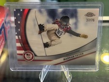 2026 Topps Chrome US Winter Olympics Hannah Teter USA Flag Refractor 37/76 #148!