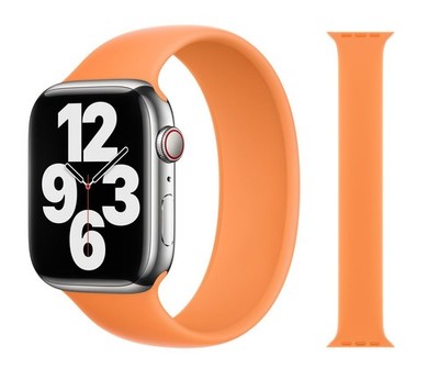 Original Apple Solo Loop Armband 38/40/41mm Größe 5 Marigold