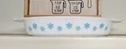 Vintage PYREX Snowflake 1 1/2 Qt Casserole Dish Vintage Retro Christmas Snowfla