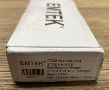 Emtek 9403314 Heavy Duty 3.5 x 3.5 Door Hinge...