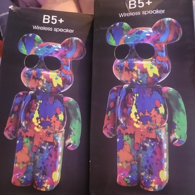 B5+ Wireless Multicolor Bear Speaker TWS Hands-Free USB 1200mAh Alexa