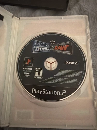 WWE Smackdown Vs. Raw (Sony PlayStation 2 PS2, 2004) Disc Only - Tested/Works