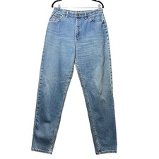 Riders by Lee High Waist Mom Jeans Tapered Leg Denim Blue Vintage 30x31 no tag