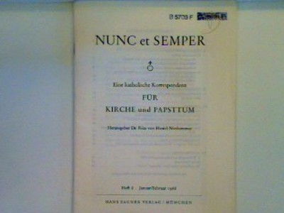 Katechismusbücher in den USA - Heft 8 - Nunc et Semper - Eine katholische Korres