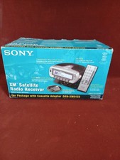 VINTAGE Sony DRN-XM01C2 XM Satellite Radio Receiver w/ Remote, Cassette Adapter