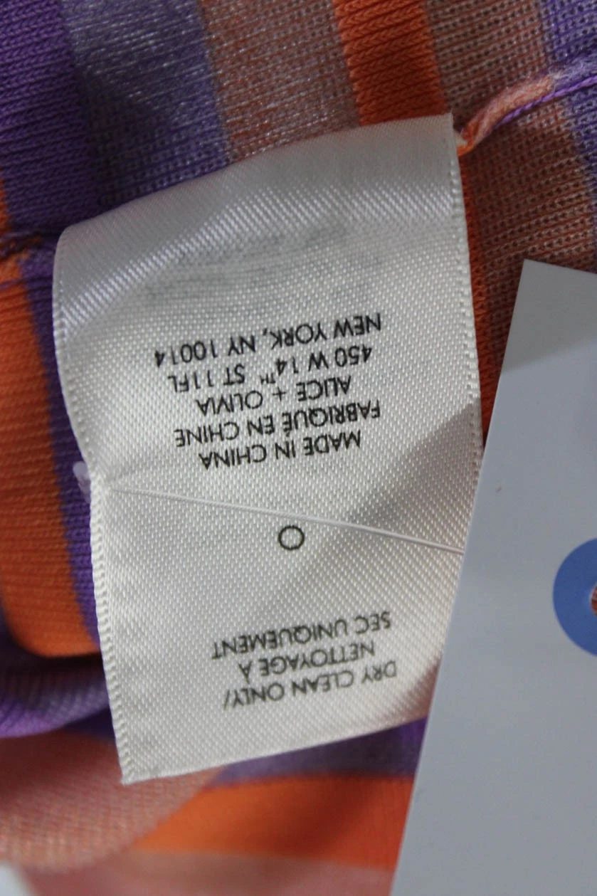 Abito donna T Alexander Wang a righe senza maniche multicolore lana taglia media