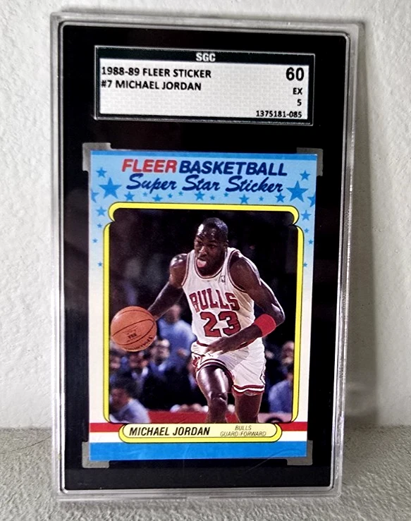 Fleer Michael Jordan 5 Graded Basketball Sports Trading Cards