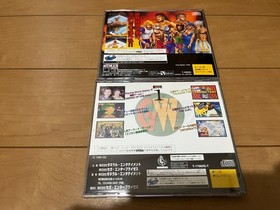 SEGA Saturn Console White Color & Controller with games Japan 0104