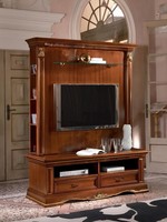Fernsehschrank Anbauwand Wohnwand Tv Schrankwand Massivholz Landhaus Massivholz