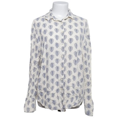 Qu Style, Hemd, Größe: L, Weiß/Blau, Sonstiges, Damen #9WY