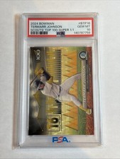 2024 Bowman Chrome Superfractor Scouts Top 100 Termarr Johnson 1/1 1 of 1 PSA 10