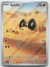 Sandile 216/198 Illustration Rare Scarlet & Violet Pokemon Holo Near Mint 89 on eBay
