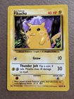Pikachu 58/102 Base Set Unlimited Non-Holo Common Pokemon Card NM
