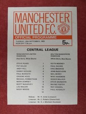 MANCHESTER UTD v BOLTON WAND | 1983/1984 | RESERVES | 20 SEP 1983 | UK FREEPOST