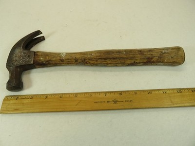 Bingham s Best Brands BBB Claw Hammer 1lb  Original Eight Sided Handle Good User