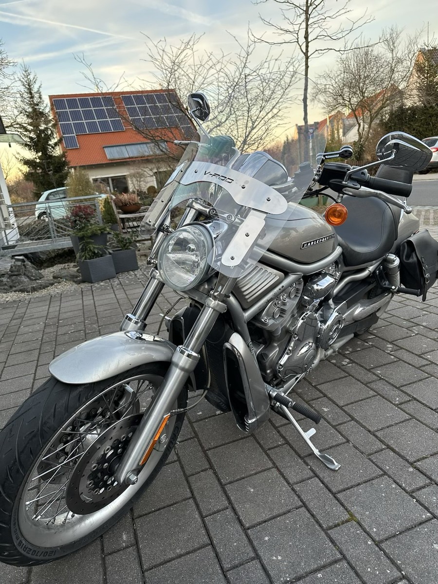 Harley Davidson V-Rod Polycarbonate Tall Touring Windshield Screen