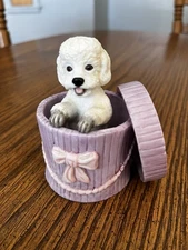 Princeton Gallery Peek-A-Boo Poodle Set in the Playful Pups Series