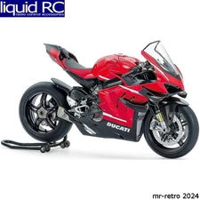 Tamiya USA TAM14143 1/12 Ducati Superleggera V4 Motorcycle Model W/Racing Kit