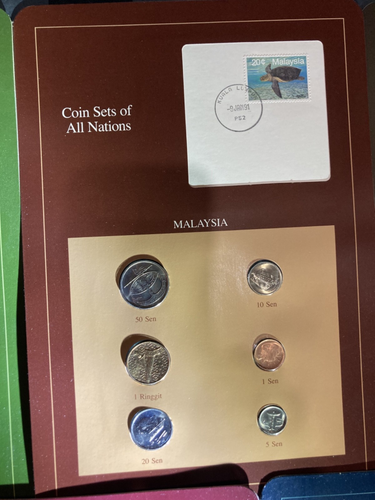 COIN SETS OF ALL NATIONS- ETHIOPIA, JERSEY, GUYANA, KIRIBATI. & MALAYSIA. #12 - Afbeelding 3 van 24