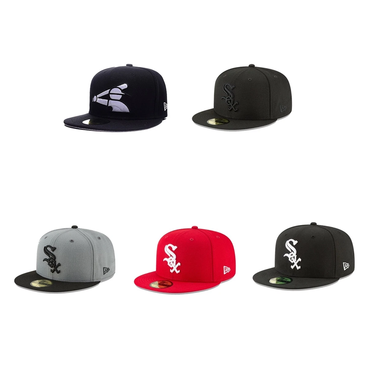 New Era Chicago White Sox 7 3/8 Size MLB Fan Apparel & Souvenirs
