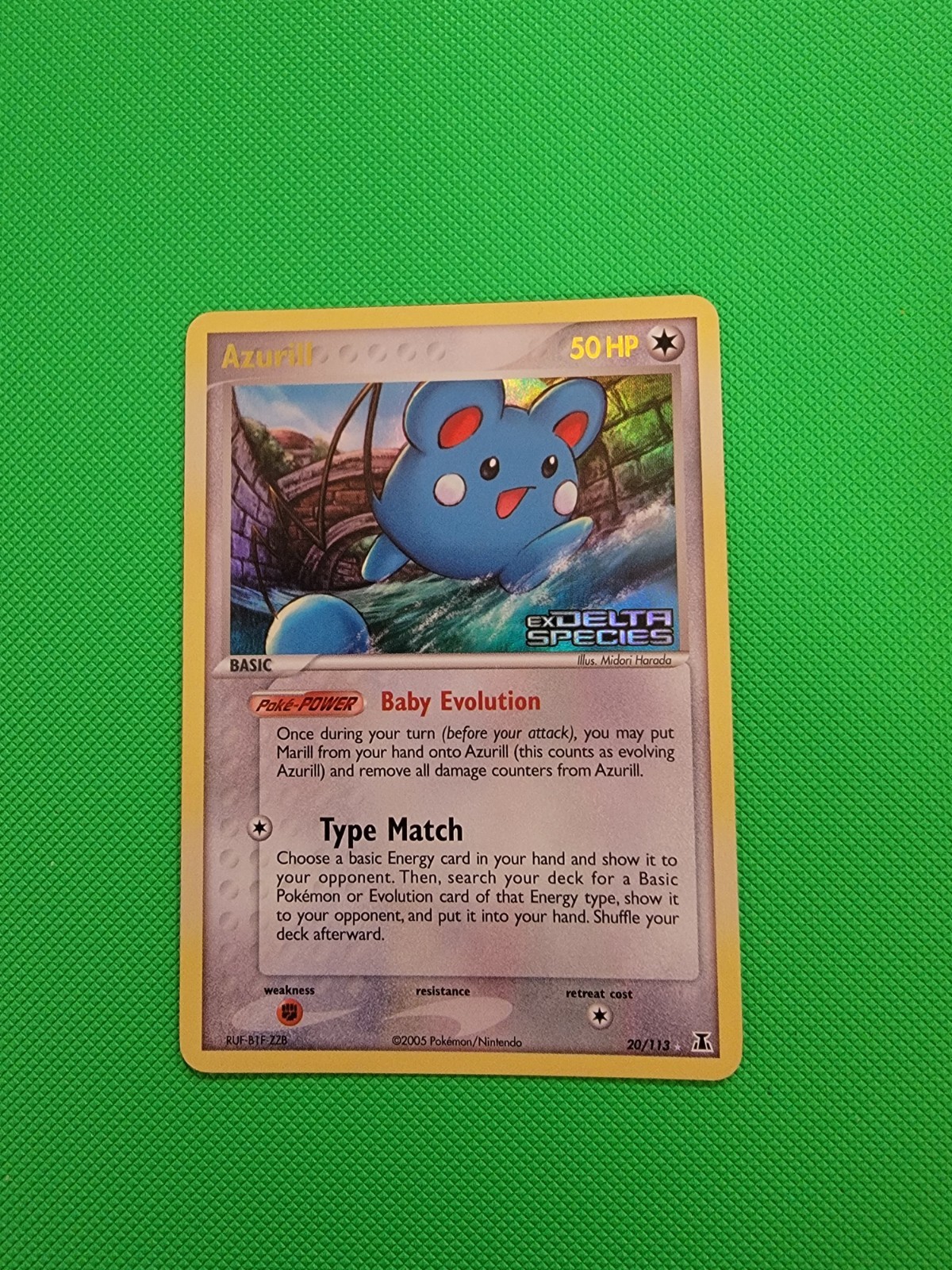 Azurill 20/113 Delta Species Reverse Holo NM