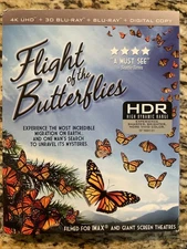 Imax: Flight of the Butterflies (4K HD + 3D 2D Bluray) + OOP Slipcover PreOwned