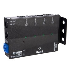 4way Isolated Dmx Splitter Amplifier Distributor With 3pin Outputs