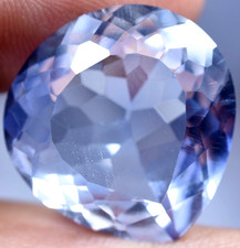 Natural 40.73 Ct Namibia Jeremejevite Flawless Certified Loose Gemstone