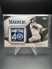 2020 Topps Mitch Haniger Jumbo Special Event Jersey Sleeve Patch Black #/50
