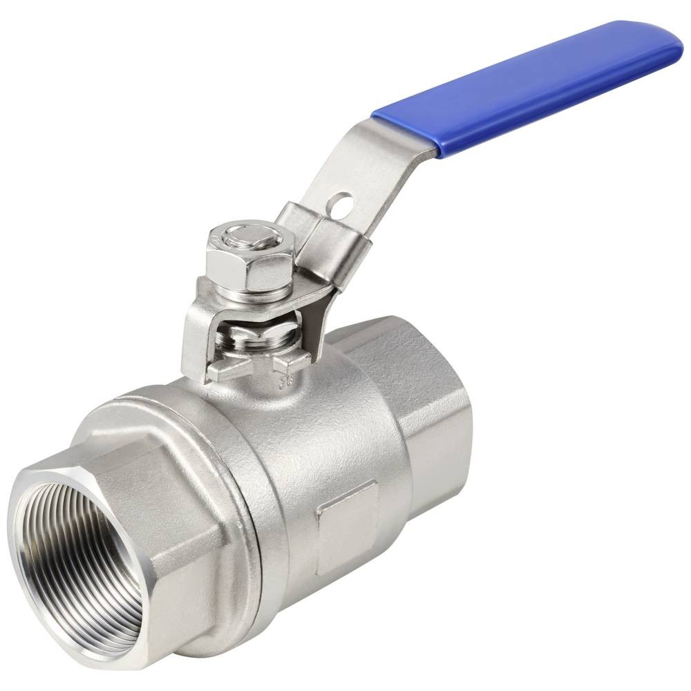 Robinet boisseau sphérique TC-2PC-DN40-316 vanne inox 316 DN40 TRU COMPONENTS