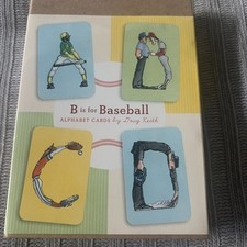 Alphabet Flash Cards By Doug Keith B is for Baseball NEW