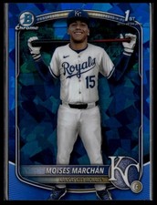 2024 Bowman Chrome Sapphire Moises Marchan #BCP-242 1st Kansas City Royals