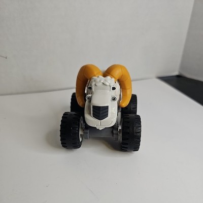 Blaze & The Monster Machines Bighorn Sheep Big Horn Ram White Diecast  2014 t7