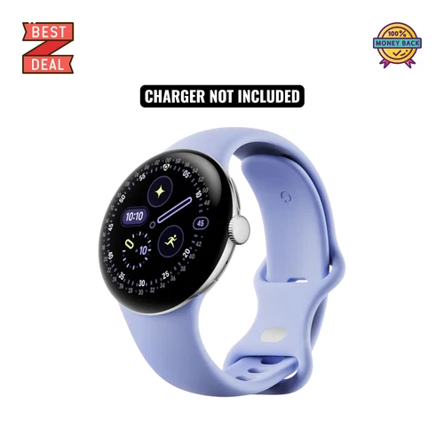 Google Pixel Watch 4 41mm Wi-Fi Polished Silver Iris Band 2025