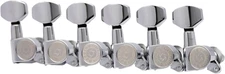 6 In-Line Guitar Machine Heads 6 Right Hand – 1:15 Gear Ratio Sealed Tuning Key 