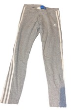 Women's Adidas Gray Drawstring Sweatpants Joggers Size Medium