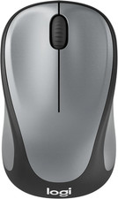 NEW Logitech M317 Compact Wireless Mouse 2.4 GHz Nano Receiver Grey 910-007591