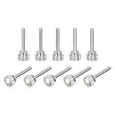 Knurled Thumb Screws M3x20mm Brass Shoulder Bolts Grip Knobs Fasteners 10Pcs